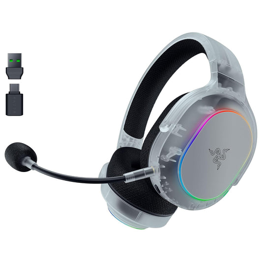 Razer Barracuda X Chroma Wireless Multi-Platform Gaming and Mobile Headset Phantom White Edition - GameShop Asia