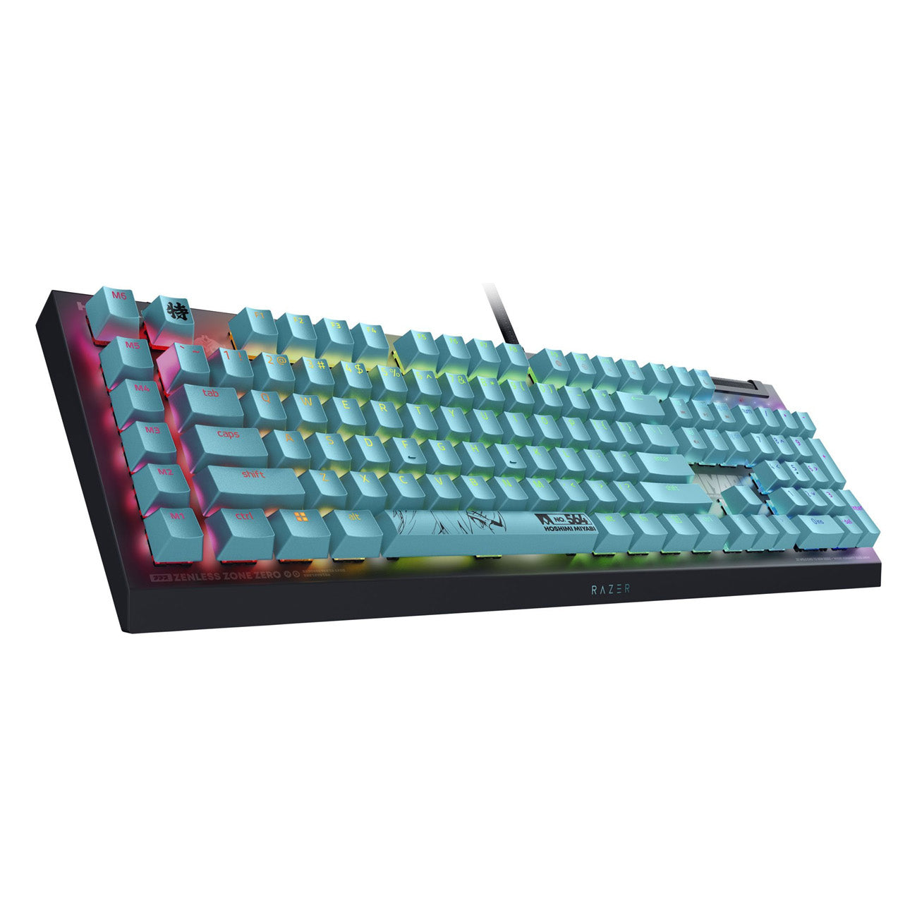Razer BlackWidow V4 X Mechanical Gaming Keyboard (Green Switch) Zenless Zone Zero Edition - GameShop Asia