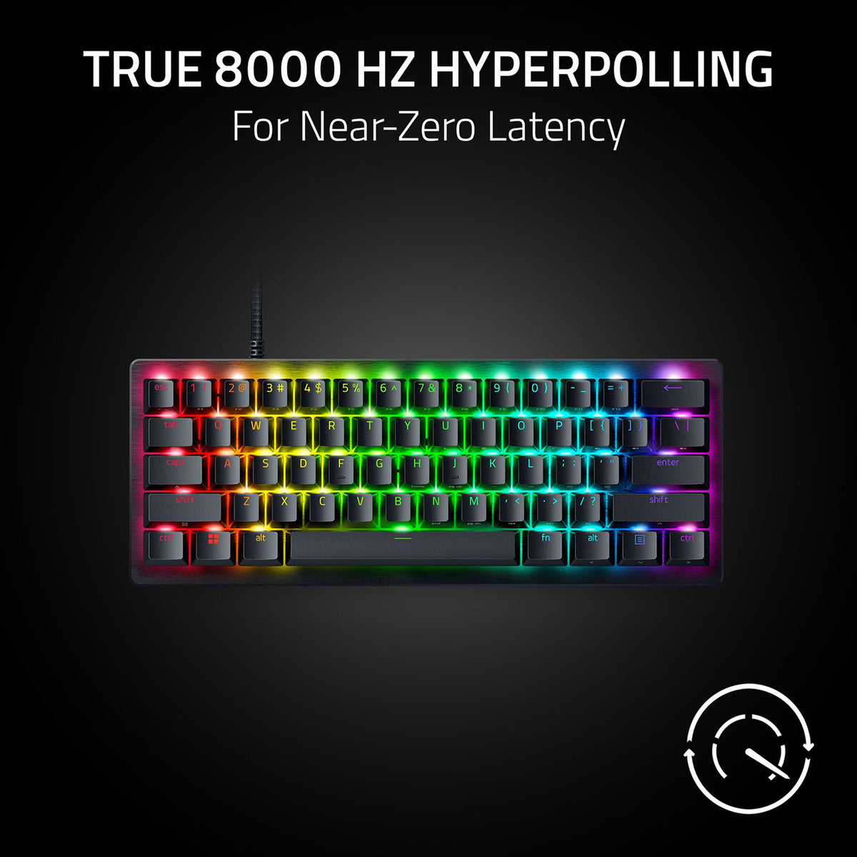Razer Huntsman V3 Pro Mini 8KHz 60% Analog Optical Esports Keyboard