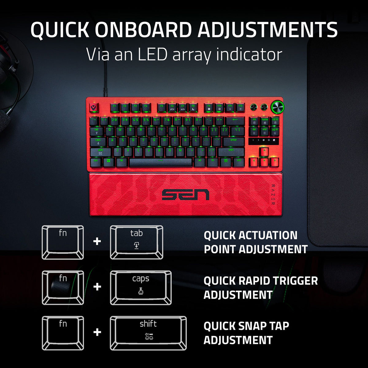 Razer Huntsman V3 Pro Tenkeyless 8KHz Analog Optical Esports Wired Keyboard Sentinels Edition