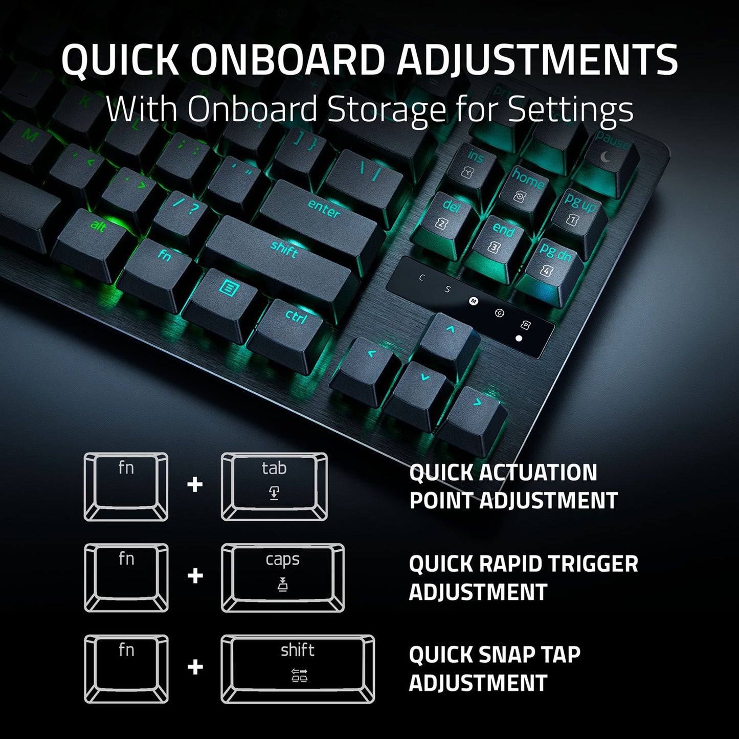 Razer Huntsman V3 Tenkeyless 8KHz Analog Optical Esports Wired Keyboard - GameShop Asia
