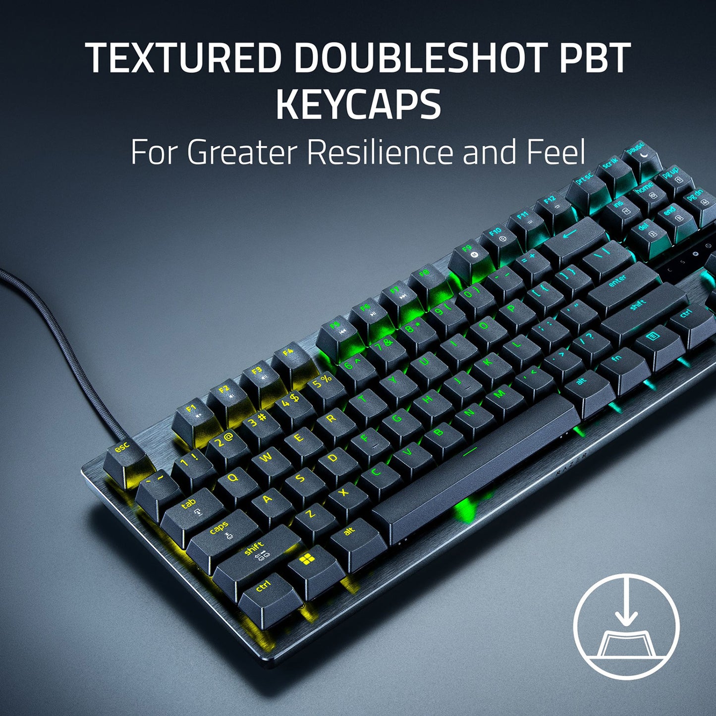 Razer Huntsman V3 Tenkeyless 8KHz Analog Optical Esports Wired Keyboard - GameShop Asia