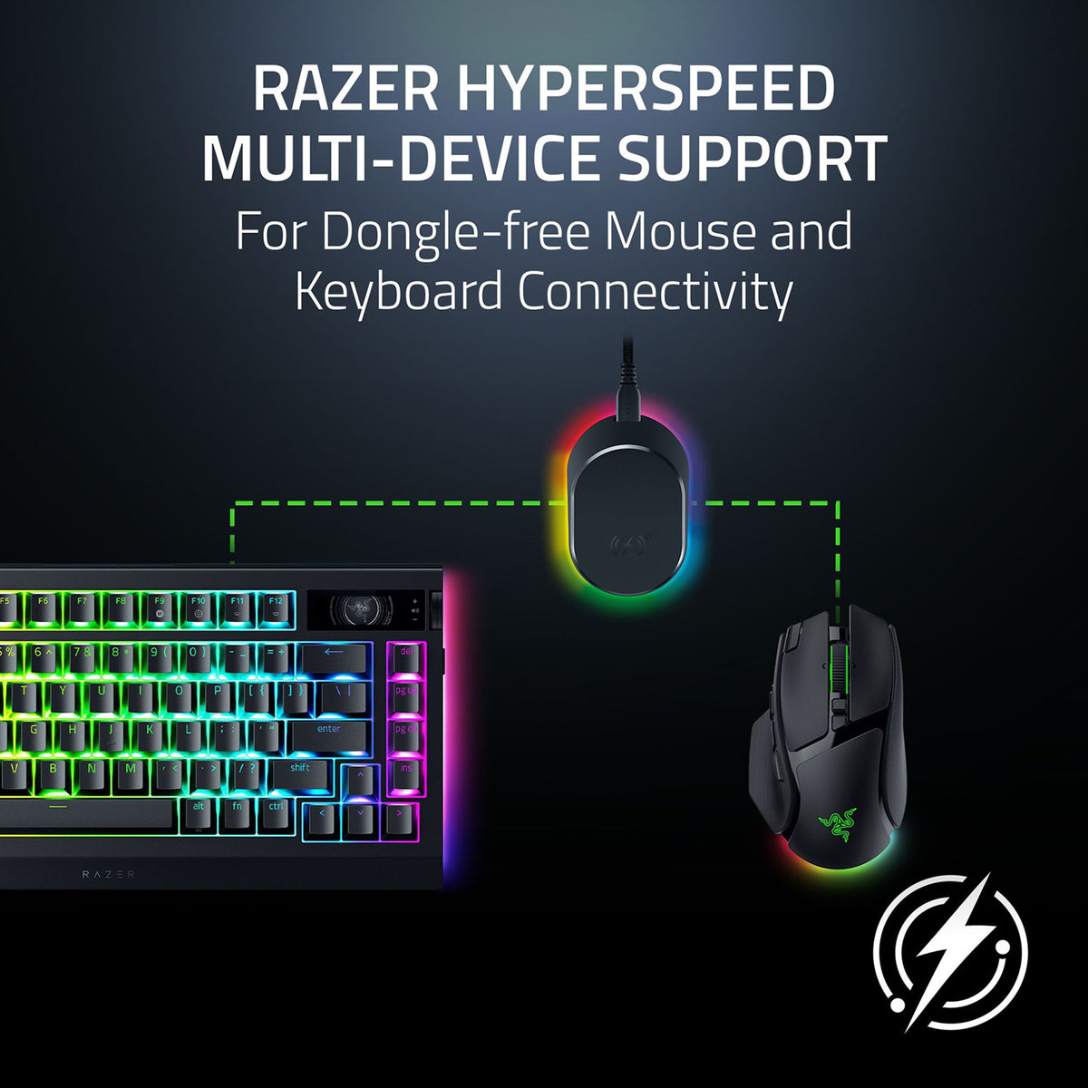 Razer Mouse Dock V2 Pro with Razer Wireless Charging Puck