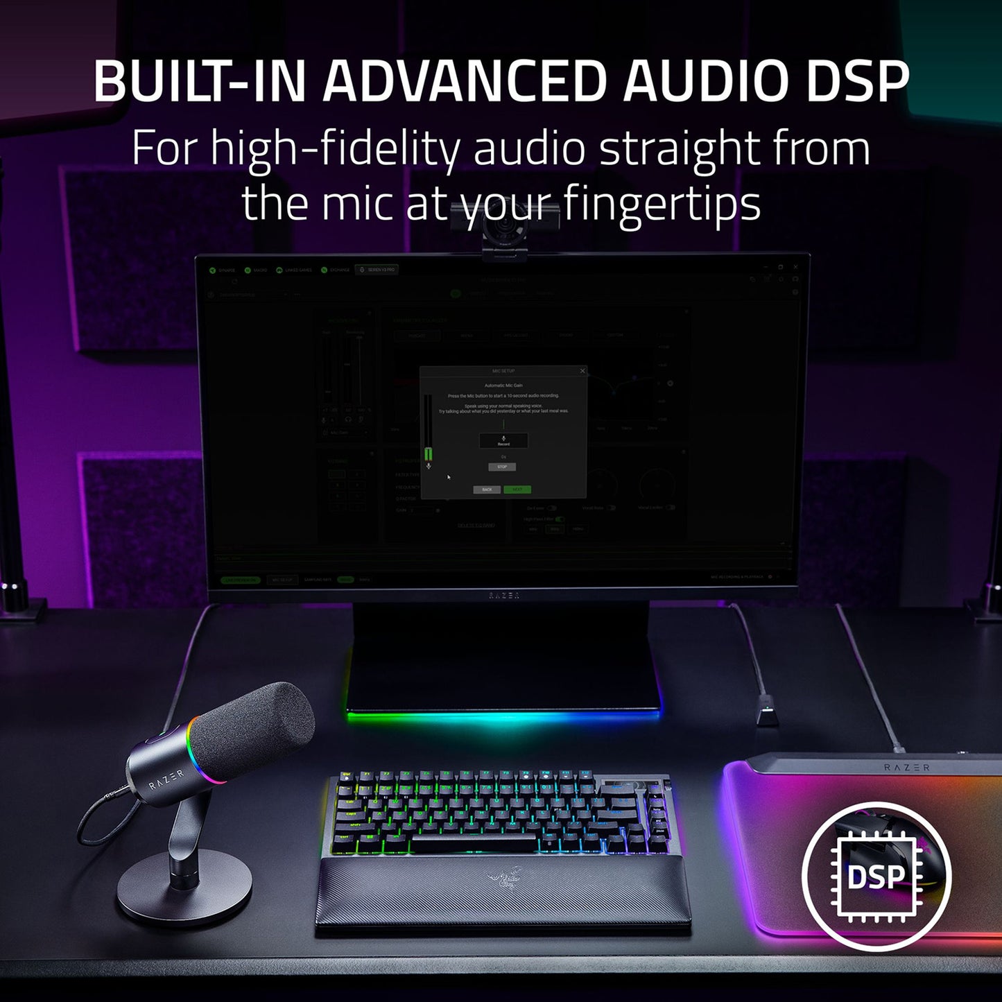 Razer Seiren V3 Pro Professional Dynamic Microphone with USB and XLR Output