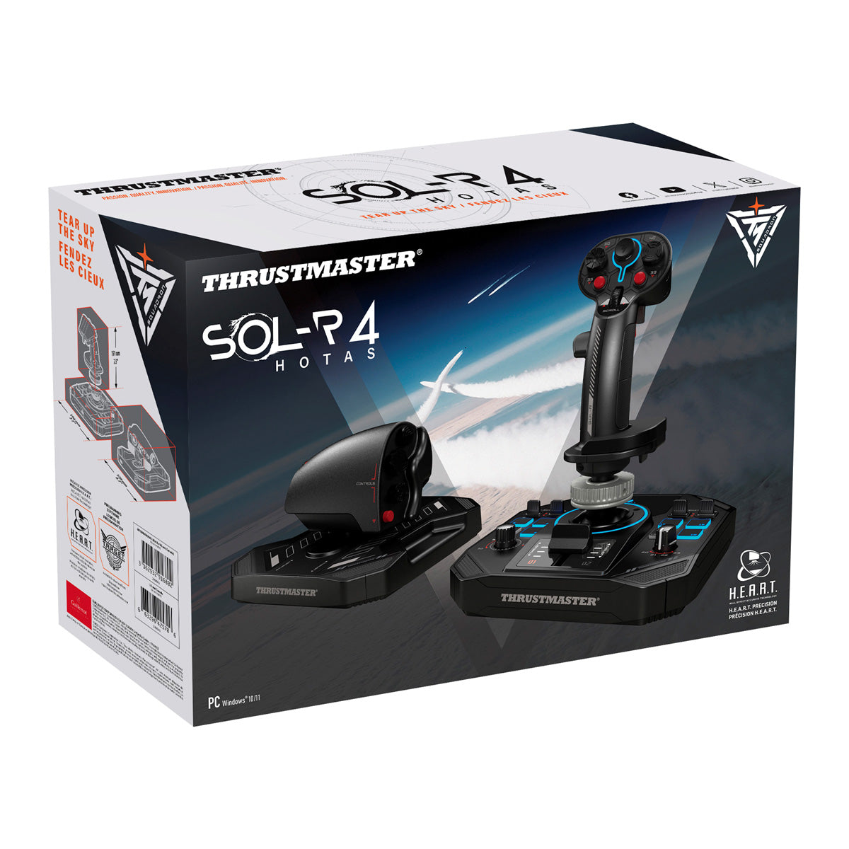 [Cashback Discount] Thrustmaster Sol-R 4 HOTAS Joystick and Throttle - GameShop Asia