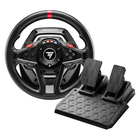 Thrustmaster T128 Force Feedback Racing Wheel with Magnetic Pedals for PS5, PS4 and Windows - GameShop Asia