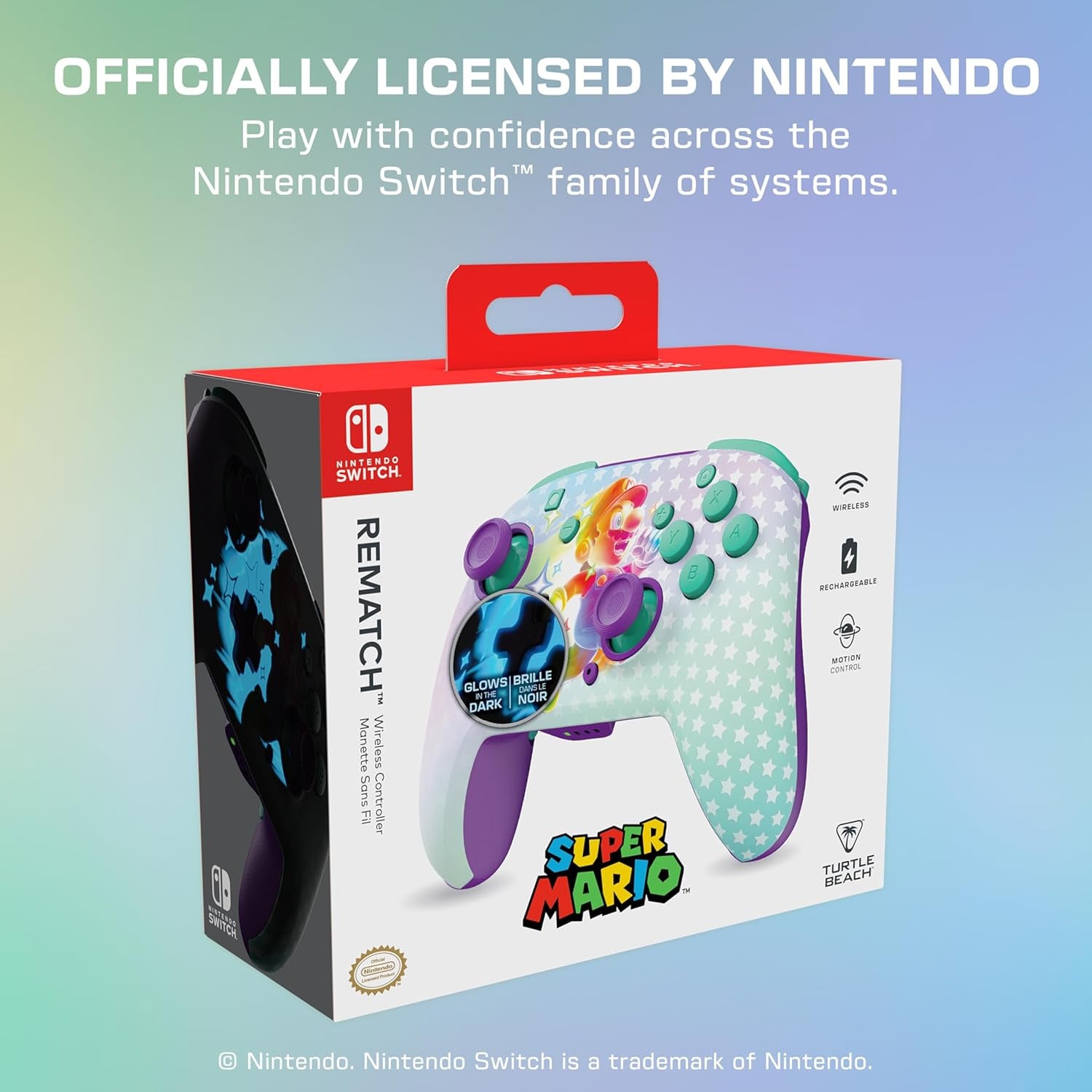 Turtle Beach Rematch Wireless Controller for Nintendo Switch Invincible Mario - GameShop Asia