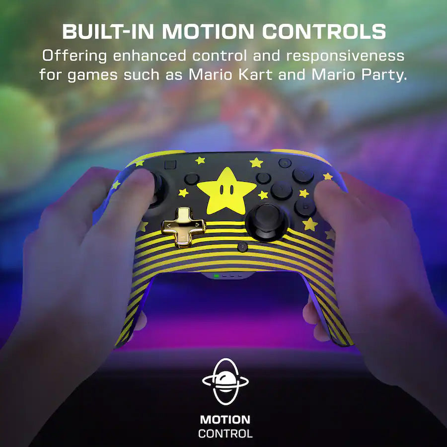 Turtle Beach Rematch Wireless Controller for Nintendo Switch Super Mario Star