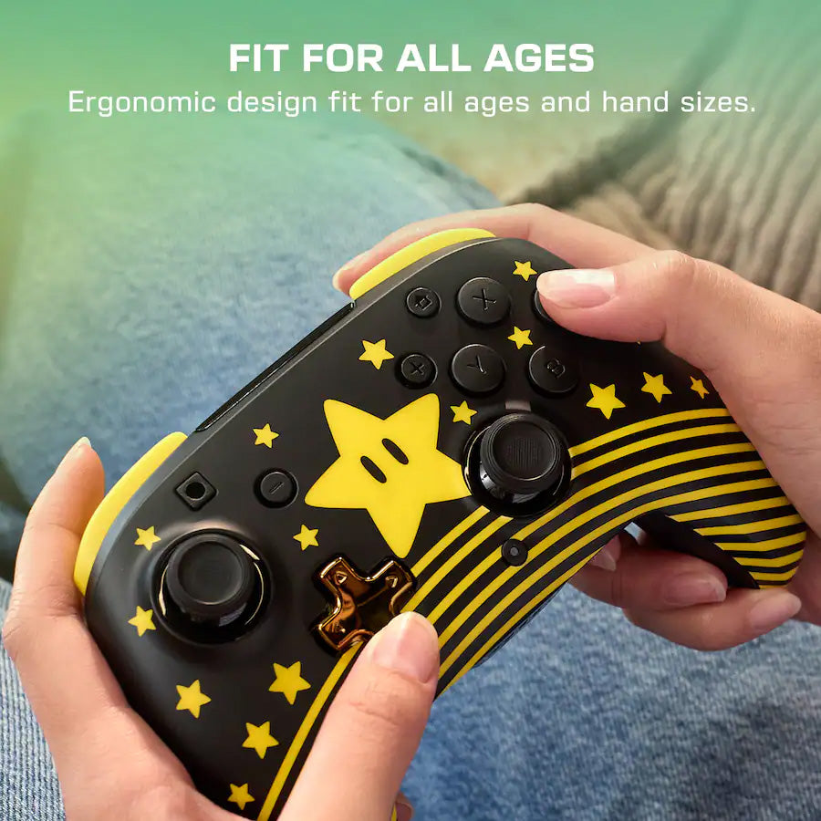 Turtle Beach Rematch Wireless Controller for Nintendo Switch Super Mario Star