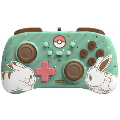Hori Mini Wired Controller for Nintendo Switch Pikachu and Eevee - GameShop Asia