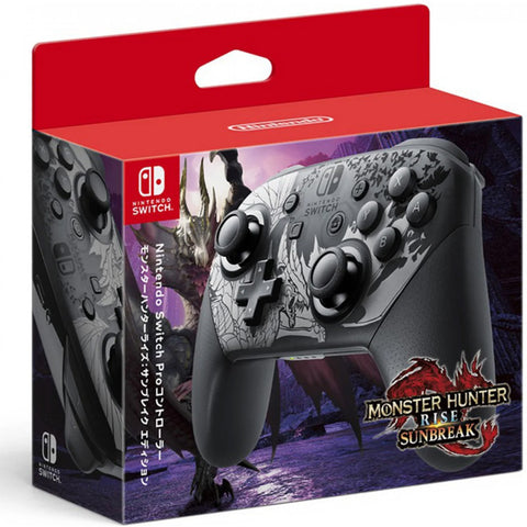 Nintendo Switch Pro Controller Monster Hunter Rise Sunbreak Edition (Japan) - GameShop Asia