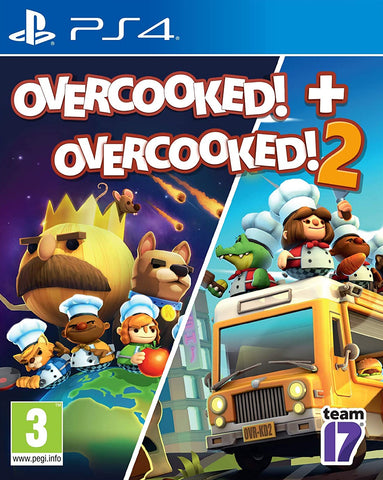 Overcooked! + Overcooked! 2 Double Pack (PS4) - GameShop Asia