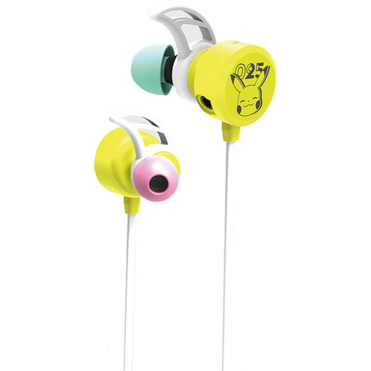 Hori Gaming Headset In-Ear for Nintendo Switch Pikachu Pop - GameShop Asia
