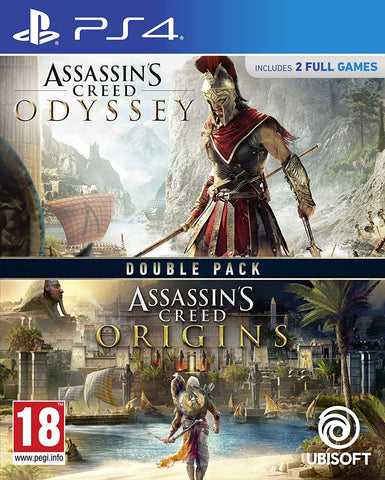 Assassin's Creed Origins + Odyssey Double Pack (PS4) - GameShop Asia