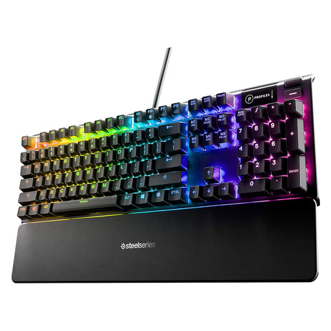 SteelSeries Apex 5 Hybrid Mechanical RGB Wired Gaming Keyboard - GameShop Asia