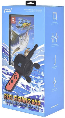 Reel Fishing Rod Bundle with Fishing Star World Tour (Nintendo Switch) - GameShop Asia
