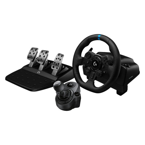 Logitech G923 Racing Wheel with Shifter Bundle for PS4, PS5 and PC - GameShop Asia