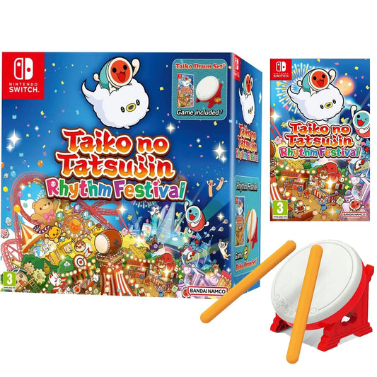 Taiko no Tatsujin Rhythm Festival with Drum Bundle (Nintendo Switch) - GameShop Asia