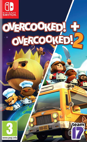 Overcooked! + Overcooked! 2 Double Pack (Switch) - GameShop Asia