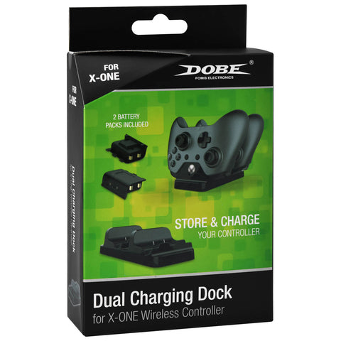 Dobe Dual Charging Dock for Xbox One Black - GameShop Asia