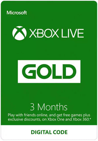 Xbox Live 3 Months Gold (South East Asia) - GameShop Asia