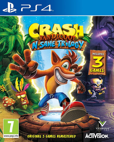 Crash Bandicoot N Sane Trilogy (PS4) - GameShop Asia