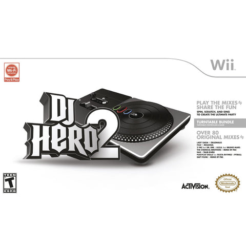 DJ Hero 2 with Turntable Bundle Kit (Wii) - GameShop Asia